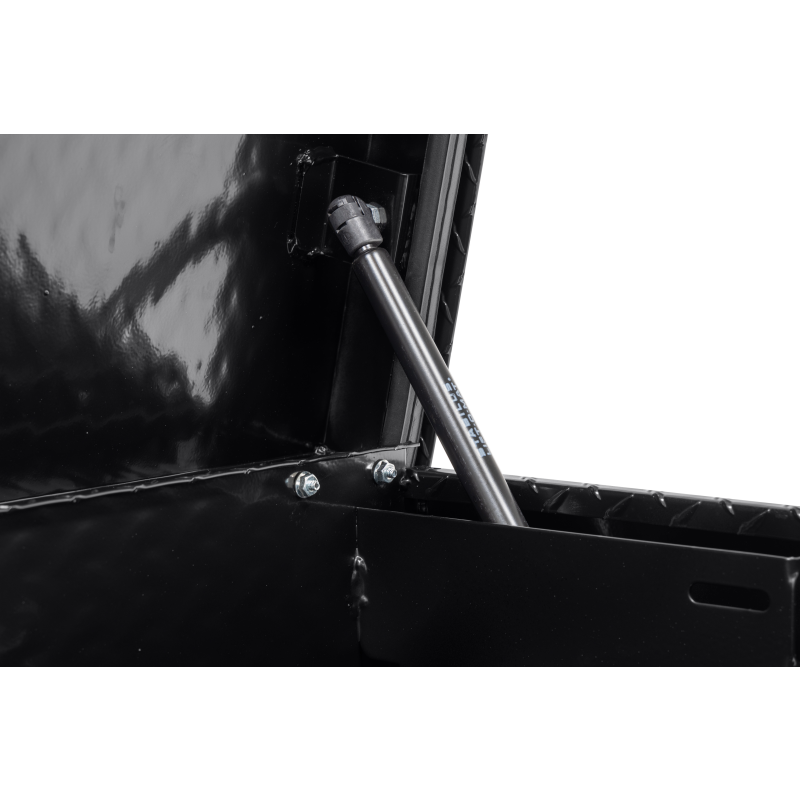 Weather Guard Side Mount Tool Box Gloss Black Aluminum 56X17X13 Model 174-5-04
