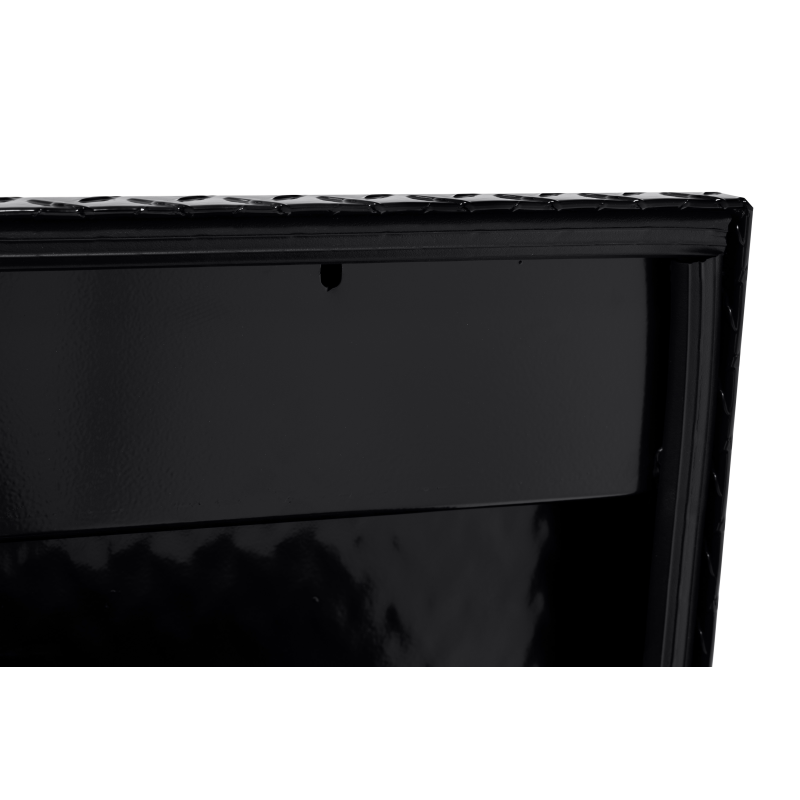Weather Guard Side Mount Tool Box Gloss Black Aluminum 56X17X13 Model 174-5-04