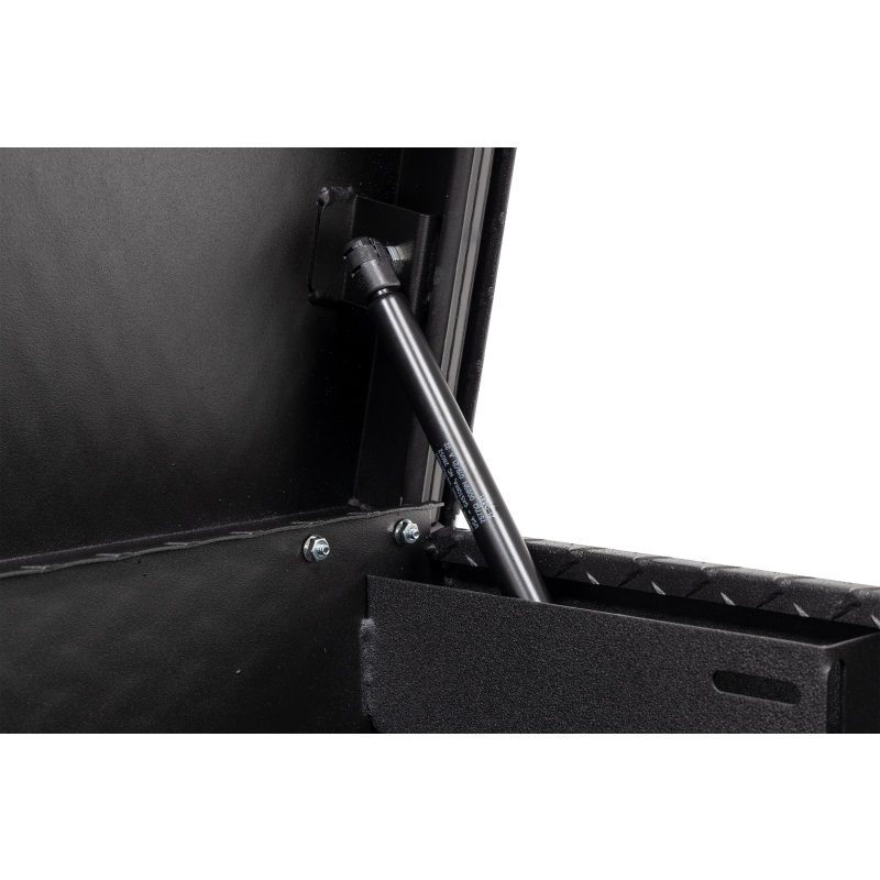 Weather Guard Side Mount Tool Box Textured Matte Black Aluminum 56X17X13 Model 174-52-04