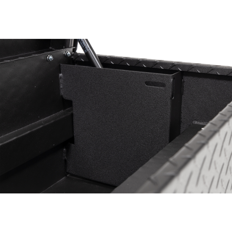 Weather Guard Side Mount Tool Box Textured Matte Black Aluminum 56X17X13 Model 174-52-04