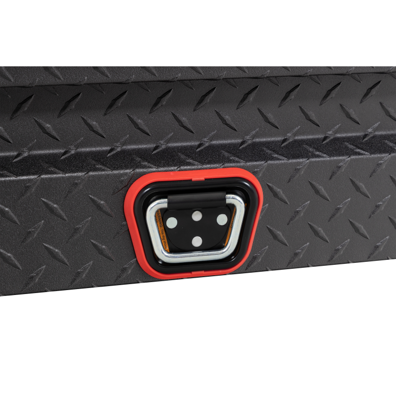 Weather Guard Side Mount Tool Box Textured Matte Black Aluminum 56X17X13 Model 174-52-04