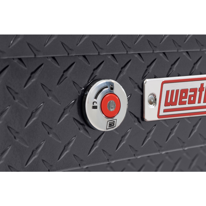 Weather Guard Side Mount Tool Box Gray Aluminum 56X17X13 Model 174-6-04