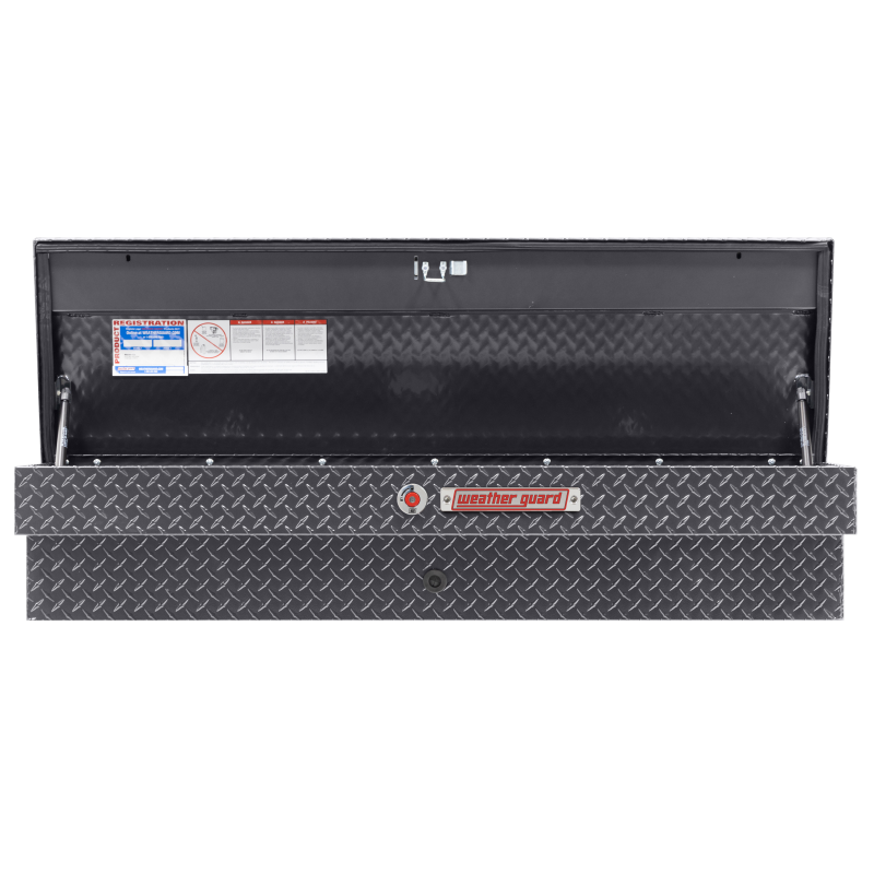 Weather Guard Side Mount Tool Box Gray Aluminum 56X17X13 Model 174-6-04