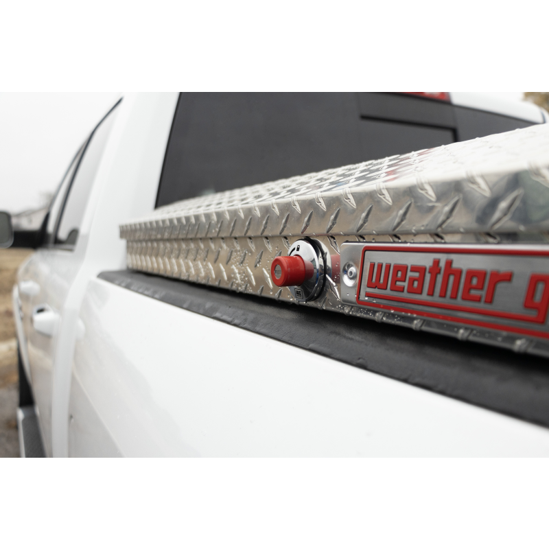 Weather Guard Side Mount Tool Box Low Profile Bright Aluminum 56X17X13 Model 178-0-04