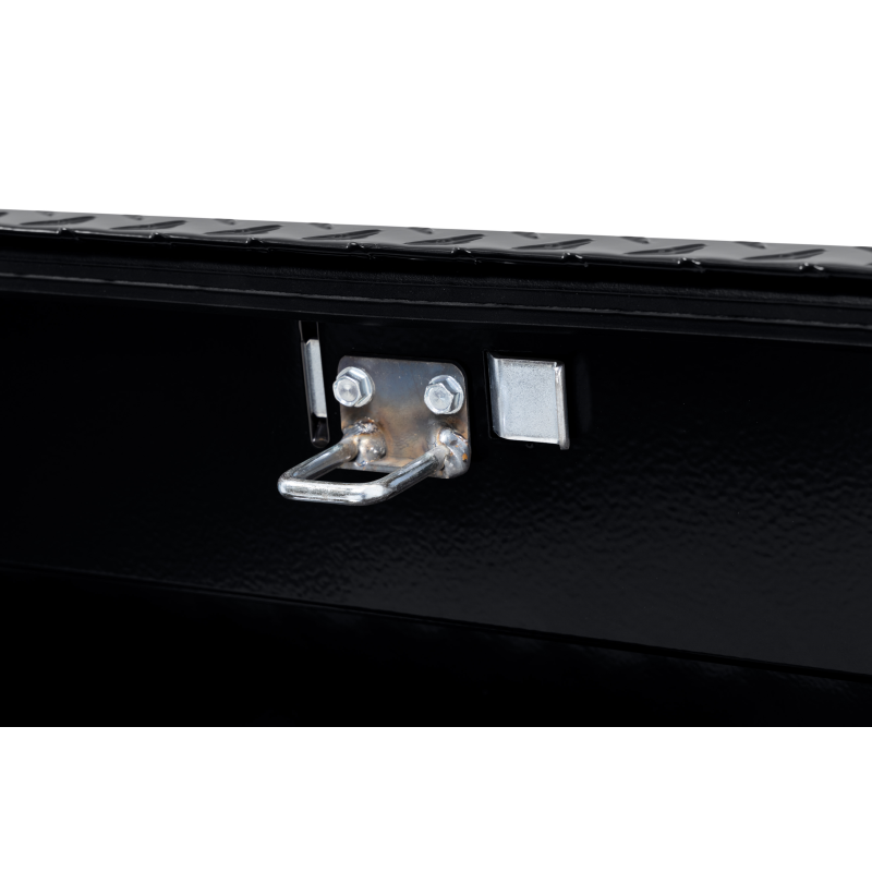 Weather Guard Side Mount Tool Box Low Profile Gloss Black Aluminum 56X17X13 Model 178-5-04