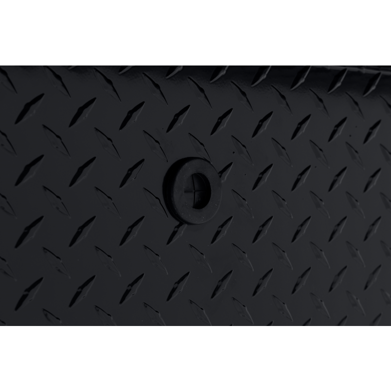 Weather Guard Side Mount Tool Box Low Profile Gloss Black Aluminum 56X17X13 Model 178-5-04