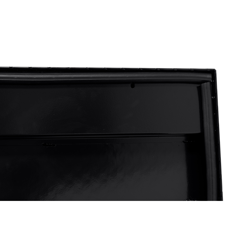 Weather Guard Side Mount Tool Box Low Profile Gloss Black Aluminum 56X17X13 Model 178-5-04