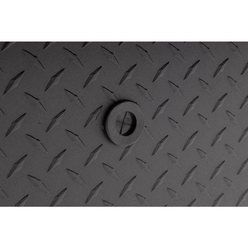 Weather Guard Side Mount Tool Box Low Profile Textured Matte Black Aluminum 41X17X13 Model 180-52-04