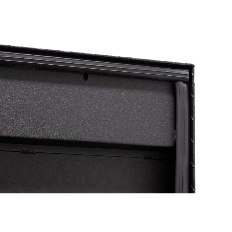 Weather Guard Side Mount Tool Box Low Profile Textured Matte Black Aluminum 41X17X13 Model 180-52-04