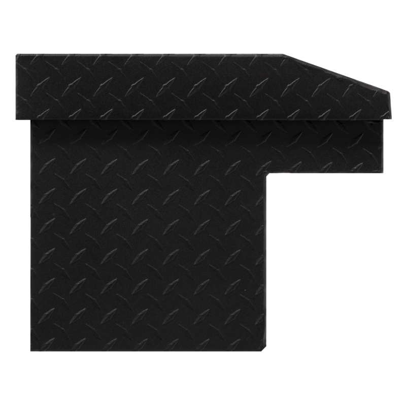 Weather Guard Side Mount Tool Box Low Profile Textured Matte Black Aluminum 41X17X13 Model 180-52-04