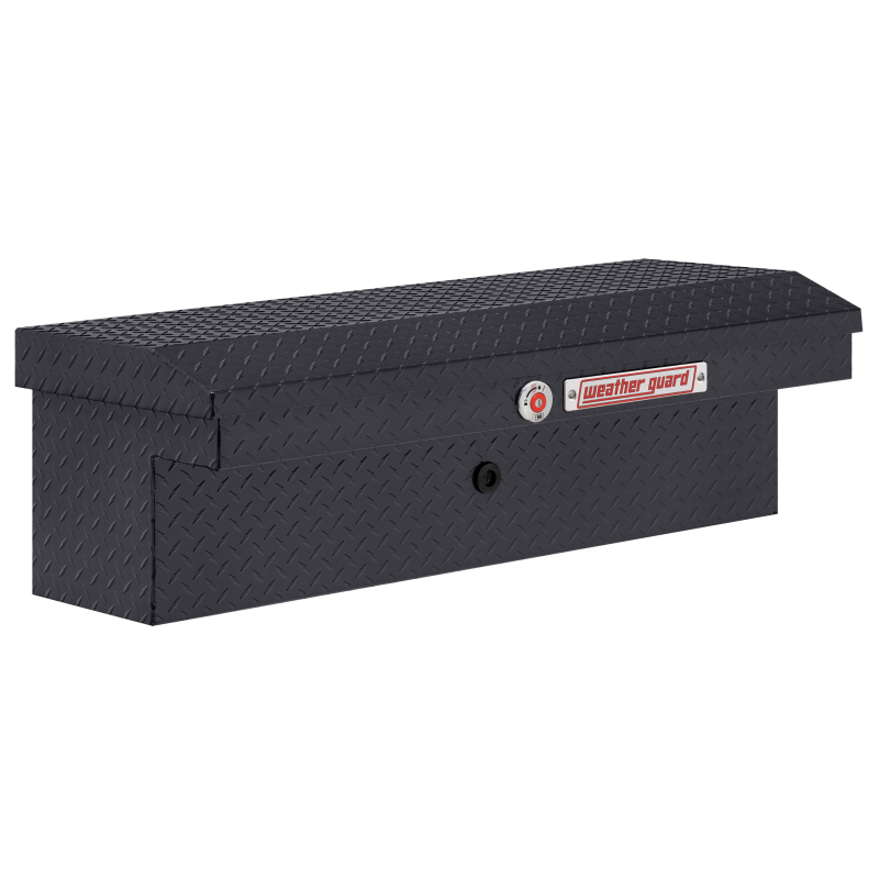 Weather Guard Side Mount Tool Box Low Profile Gray Aluminum 41X17X13 Model 180-6-04