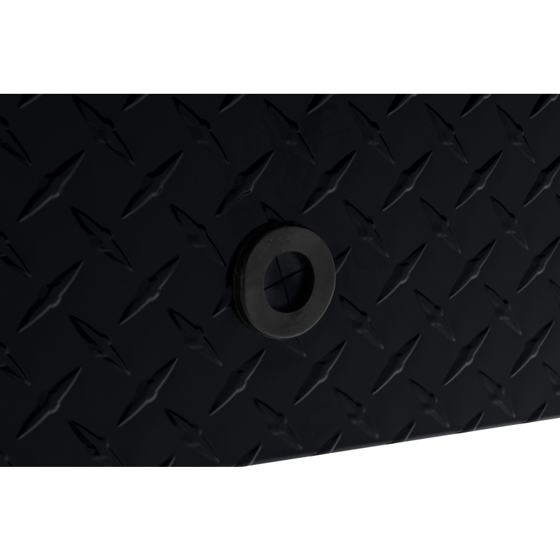 Weather Guard Side Mount Tool Box Gloss Black Aluminum 41X17X13 Model 184-5-04