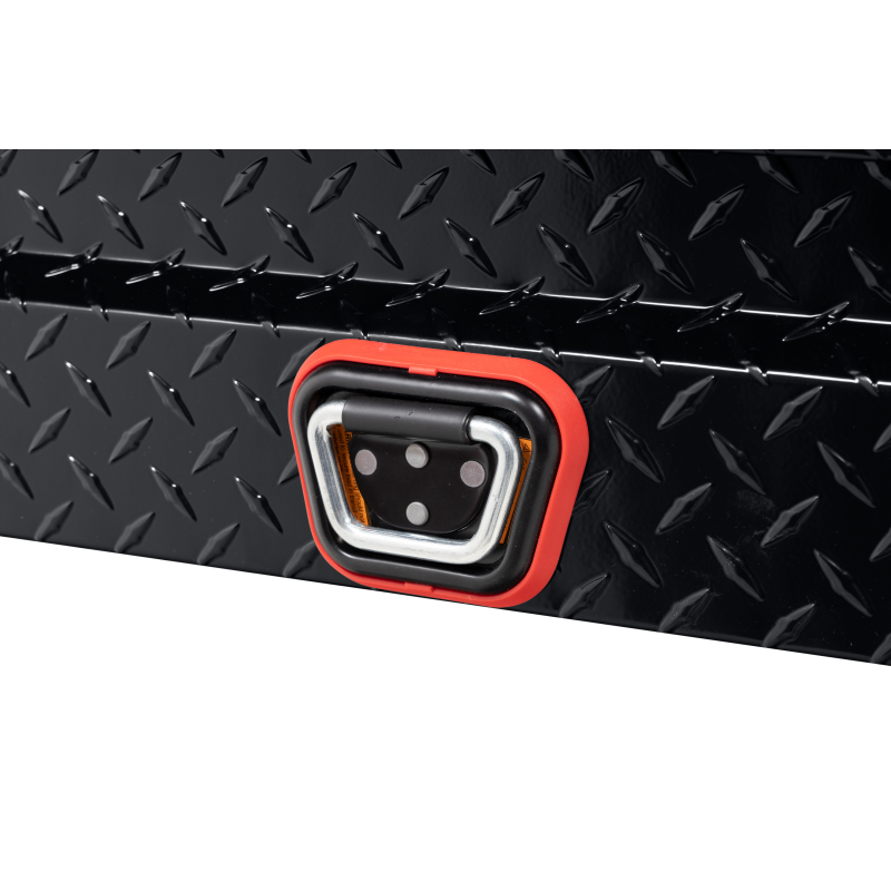 Weather Guard Side Mount Tool Box Gloss Black Aluminum 41X17X13 Model 184-5-04