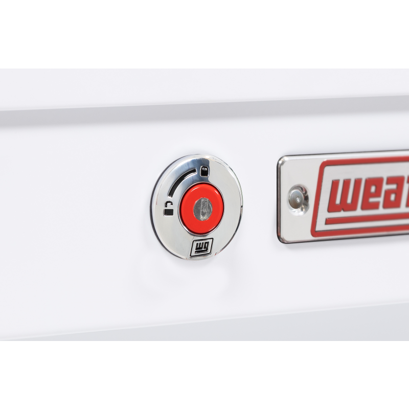 Weather Guard Side Mount Tool Box White Steel 41X17X13 Model 185-3-04