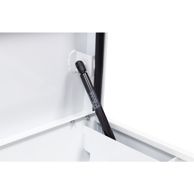 Weather Guard Side Mount Tool Box White Steel 41X17X13 Model 185-3-04