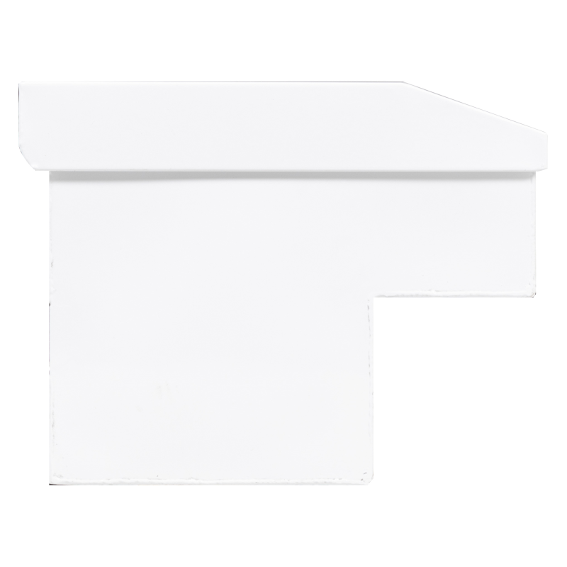Weather Guard Side Mount Tool Box White Steel 41X17X13 Model 185-3-04