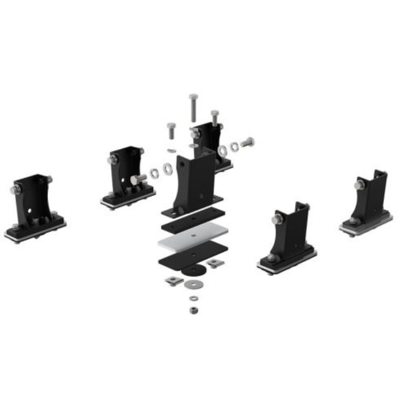 Holman Van Cargo Rack PRO III Kit Black Steel 1000 lb. Capacity Fits Mercedes Sprinter Model 4SLSMR