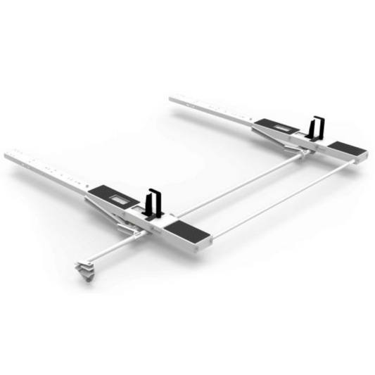 Holman Drop Down HD Aluminum Ladder Rack Kit Single Ford Transit Mid Roof Model 4TMA0D