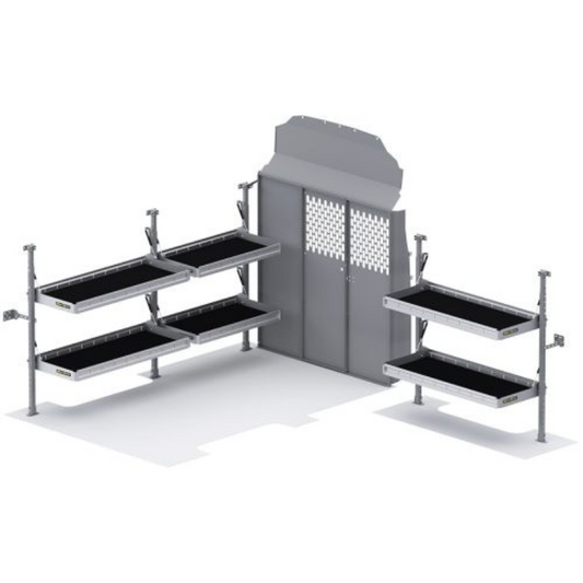 Holman Folding Shelves Van Package Nissan NV High Roof Model 51NVH