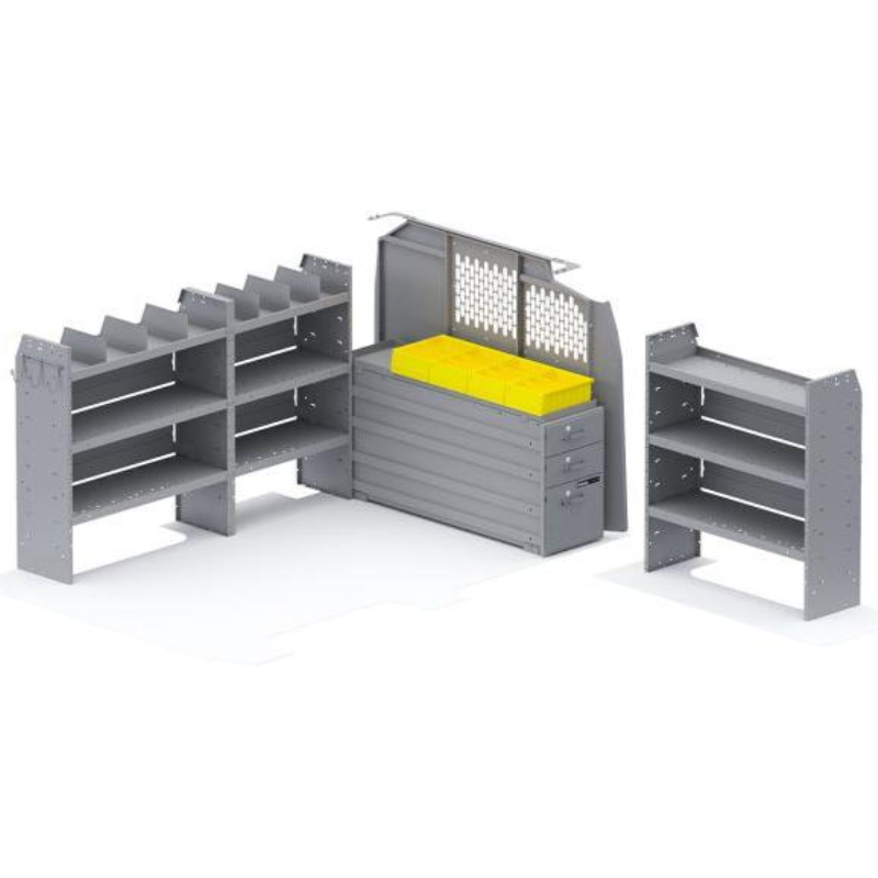 Holman Heavy Duty Drawers Van Package - GM 135" Wheelbase Model 52GMS