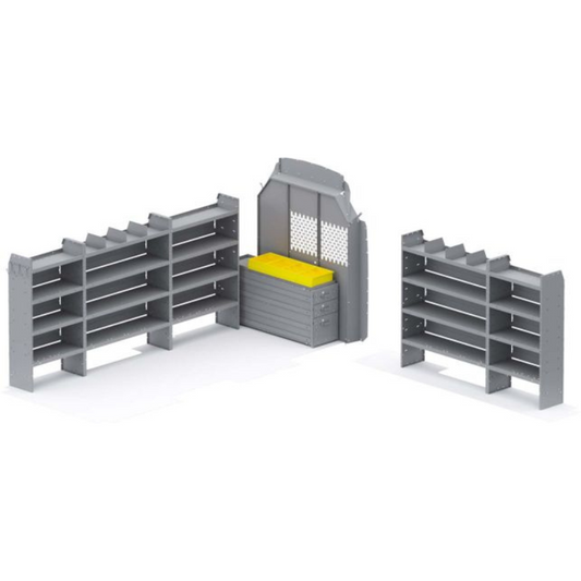 Holman Heavy Duty Drawers Van Package - Transit High Roof 148" EXT Wheelbase Model 52TLH