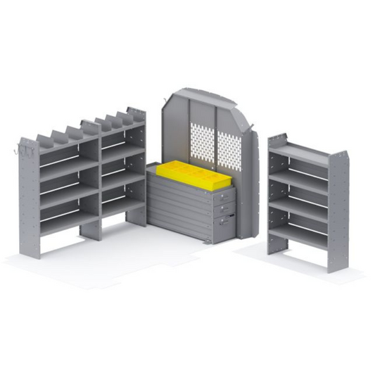 Holman Heavy Duty Drawers Van Package - Transit Mid Roof 130" Wheelbase Model 52TRM