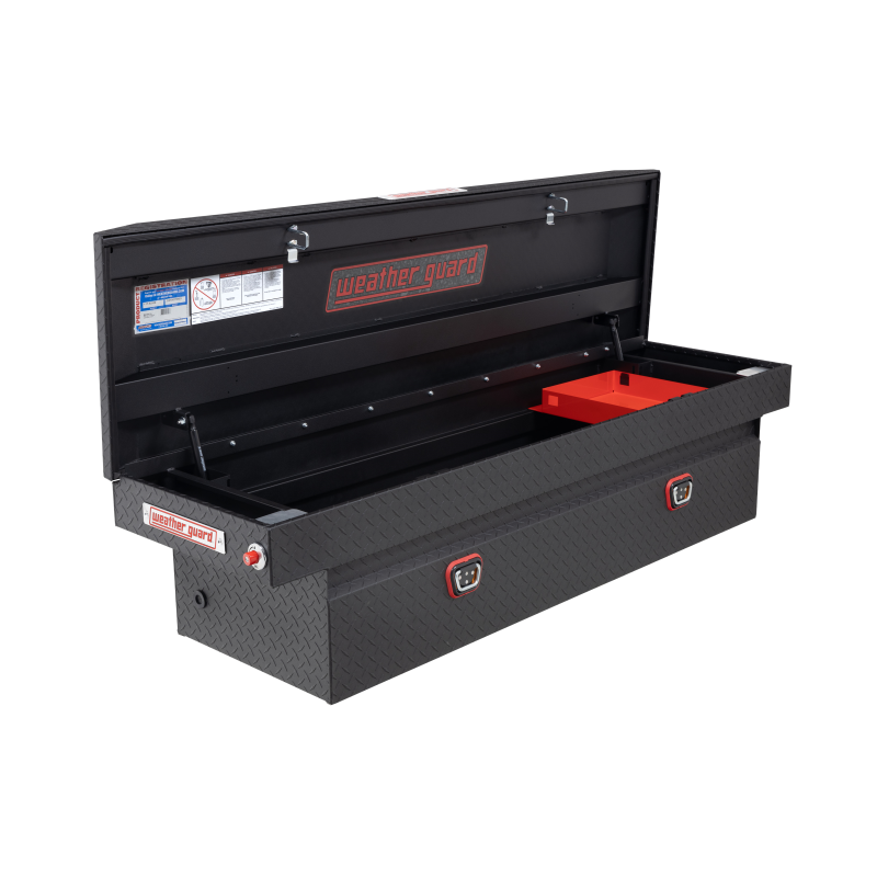Weather Guard Crossover Tool Box Matte Black Aluminum Extra Wide Model 117-52-04