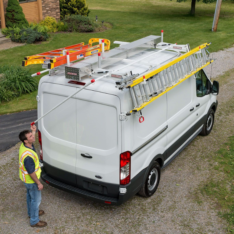 Weather Guard Ezglide2™ Drop-Down Ladder Kit Extended Mid/High-Roof Model 2295-3-01