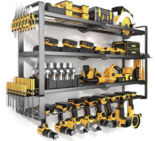 Large Power Tool Organizer Wall Mount