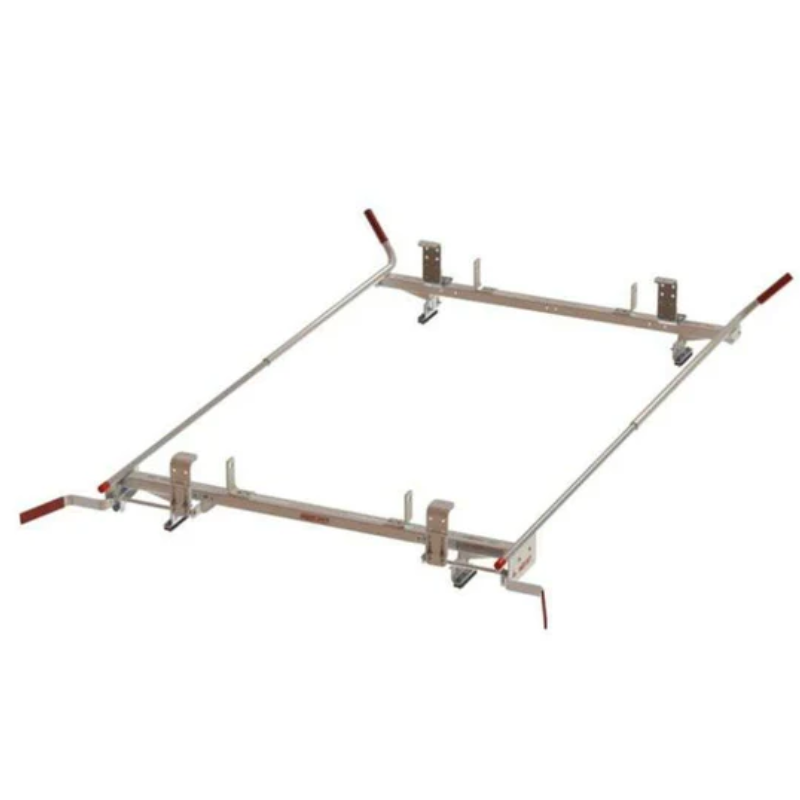 Weather Guard Quick Clamp Van Rack Dual Side Aluminum Compact 60In Model 224-3-03
