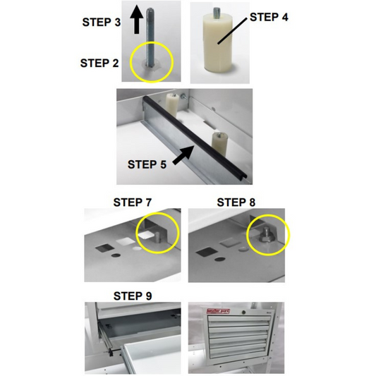 Weather Guard Shelf Cabinet Mounting Kit Model 9994