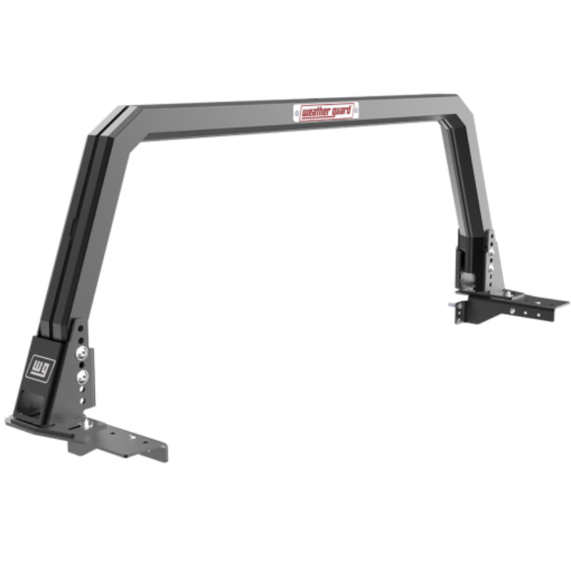 Weather Guard Open Frame Headache Rack Black Aluminum Model 11902-52-01