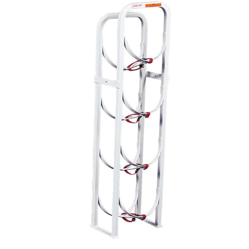 Weather Guard Refrigerant Tank Rack 4 X 30Lbs 48.5" 13" X 8" Model 9864-3-01