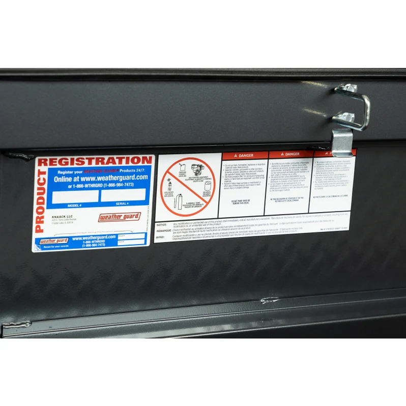 Weather Guard Crossover Tool Box Gray Aluminum Extra Wide Model 117-6-04