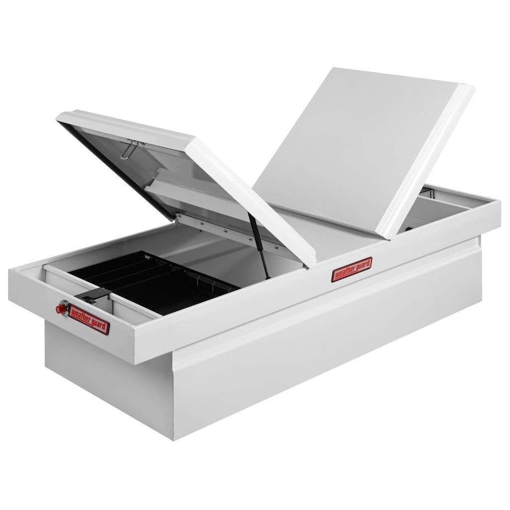 Weather Guard Gull Wing Crossover Box Extra Wide White Steel 71.5X27.5X18.5 Model 115-3-01