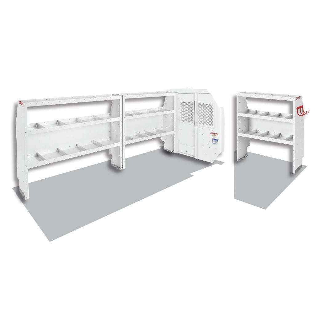 Weather Guard Commercial Shelving Van Package Full-Size Low Roof Ford Transit 148" WB Model 600-8110L