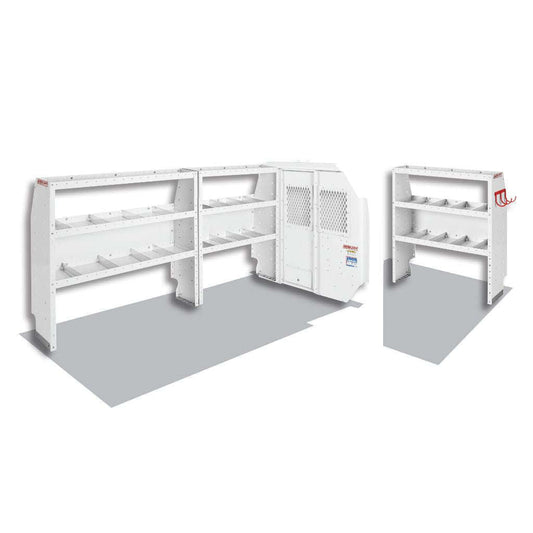 Weather Guard Commercial Shelving Van Package Full-Size Low Roof Ford Transit 130" WB Model 600-8110R