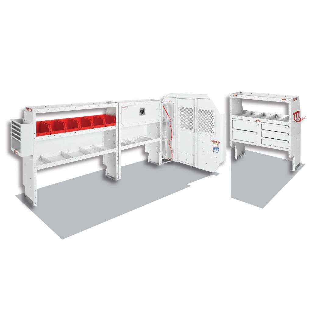 Weather Guard HVAC/Mechanical Van Package Full-Size Low Roof Ford Transit 130" WB Model 600-8113R