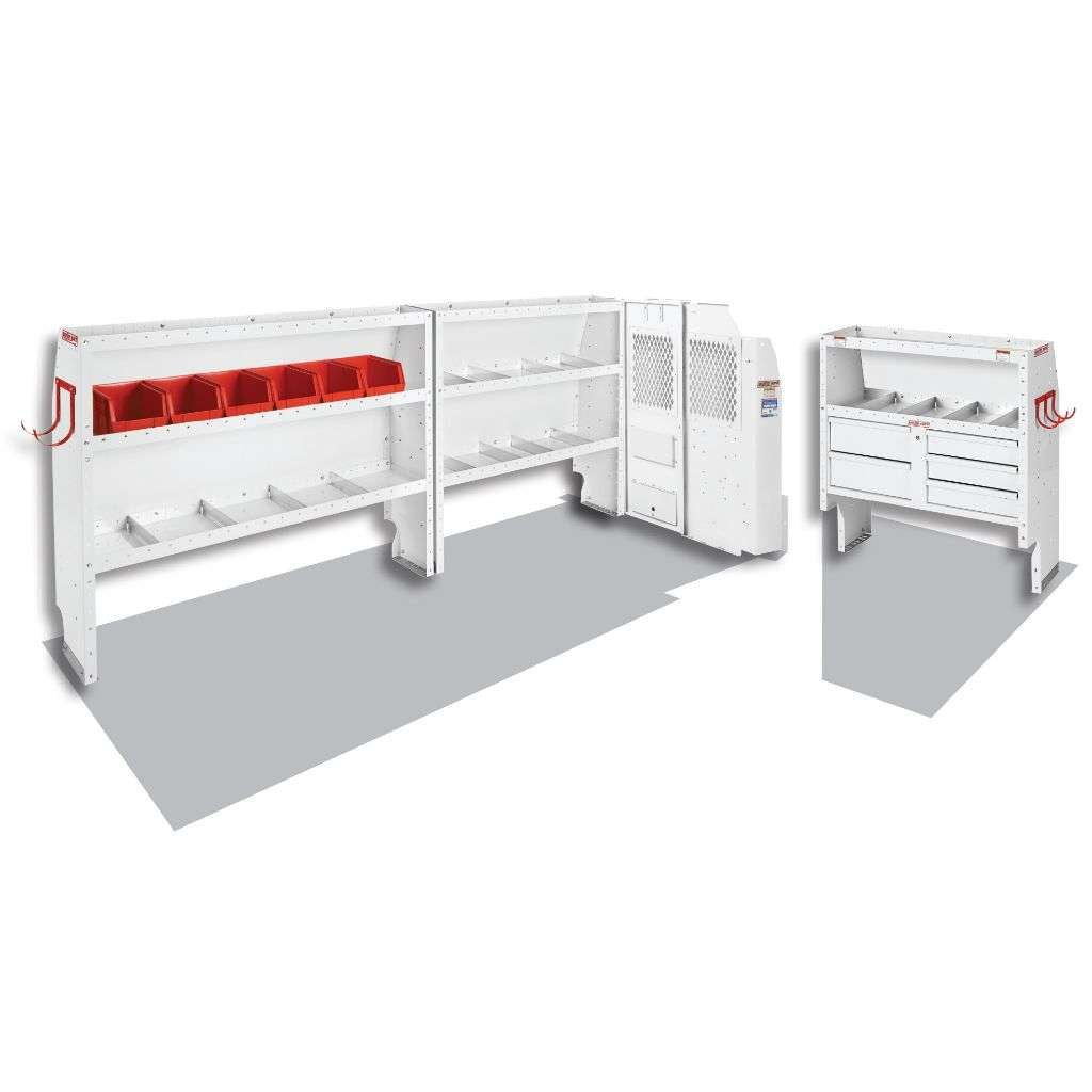 Weather Guard General Service/Contractor Van Package Full-Size GM Savana Chevrolet Express 155In WB Model 600-8121L