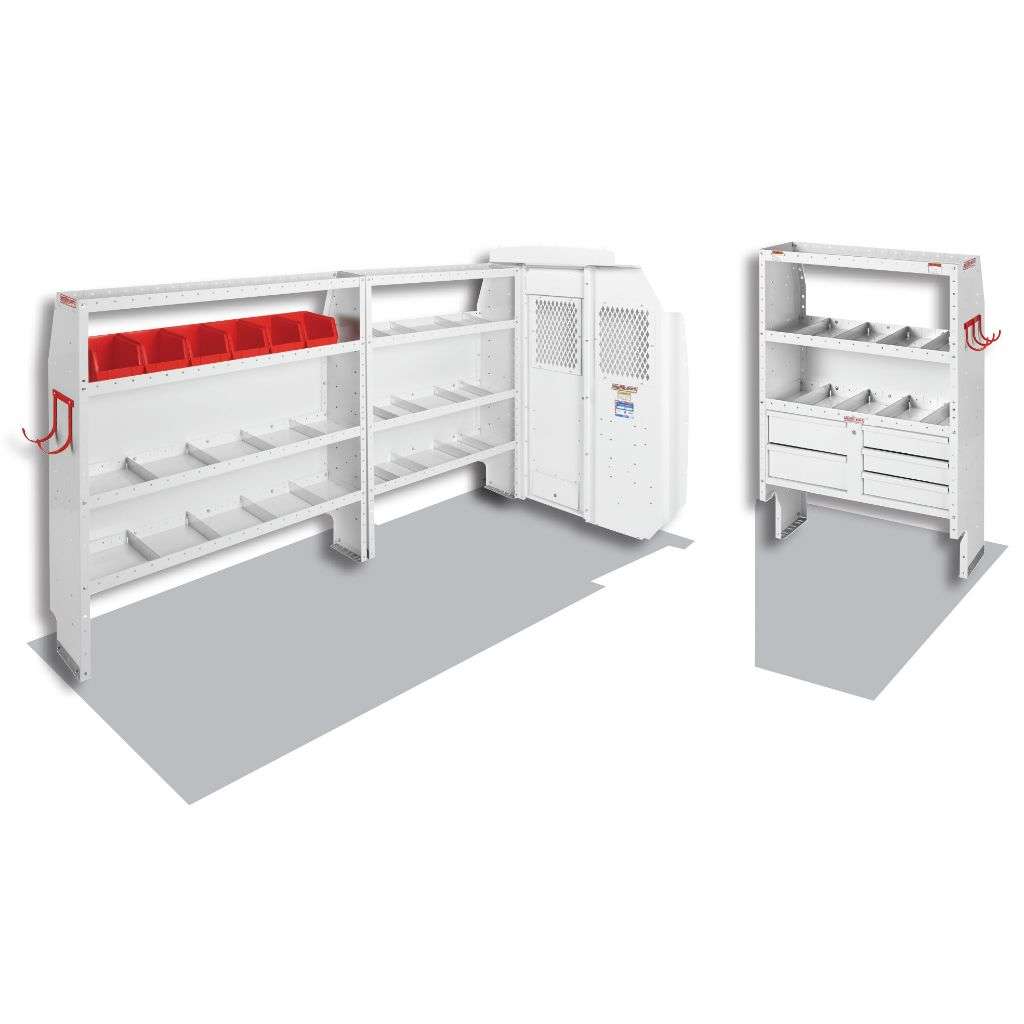 Weather Guard General Service/Contractor Van Package Mid-Roof Ford Transit 148" WB Model 600-8211L