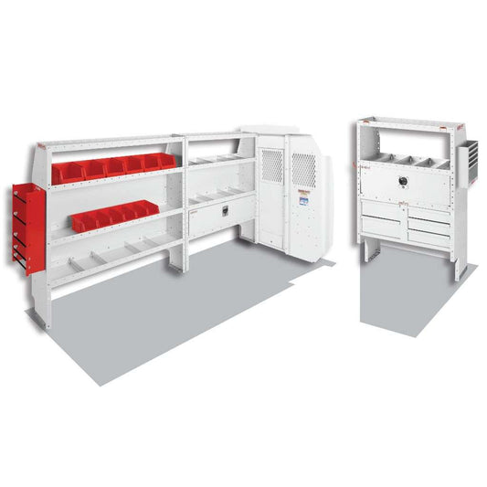 Weather Guard Electrical Contractor Van Package Mid-Roof Ford Transit 148" WB Model 600-8214L