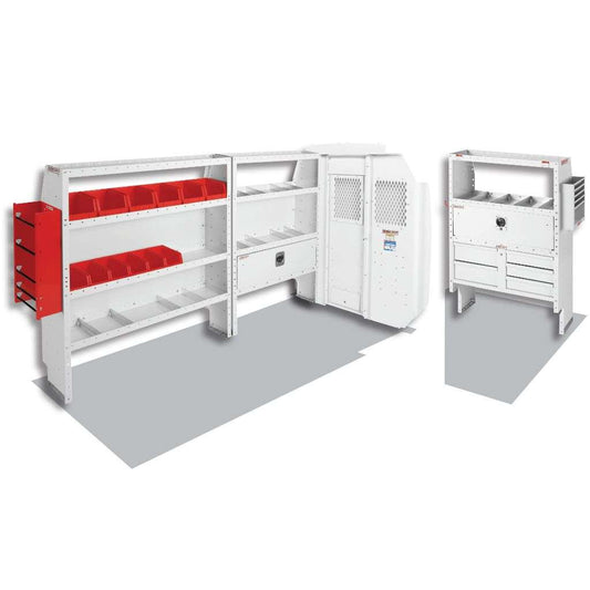 Weather Guard Electrical Contractor Van Package Mid-Roof Ford Transit 130" WB Model 600-8214R