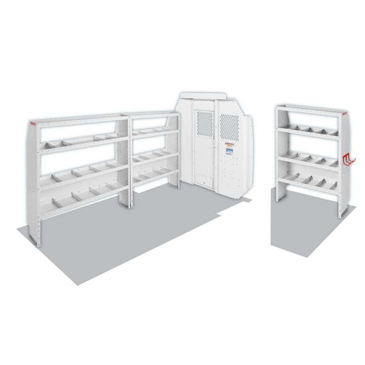 Weather Guard Commercial Shelving Van Package Mid/High-Roof Ram ProMaster Model 600-8440R