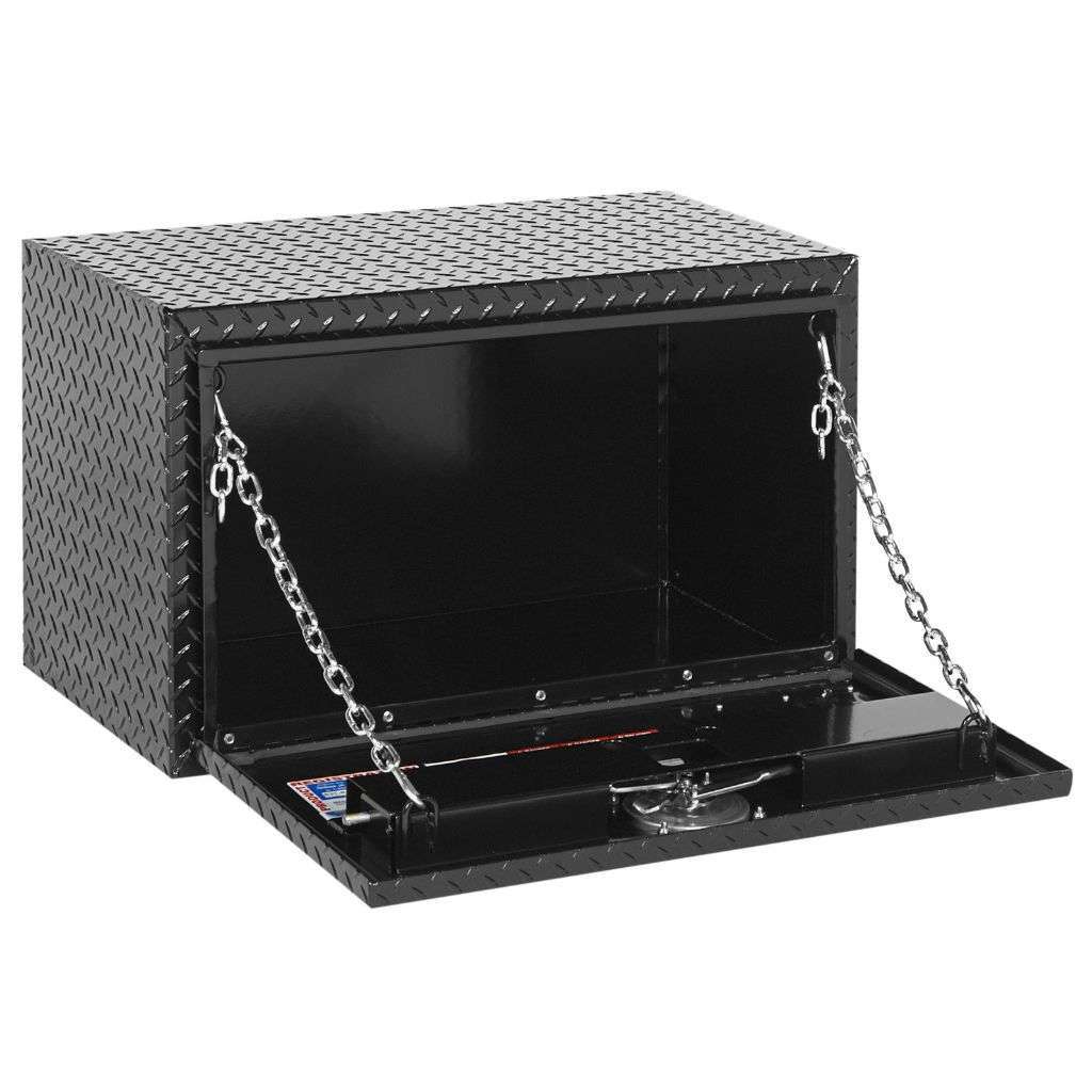 Weather Guard Underbody Box Compact Gloss Black Aluminum 30.13X18X18 Model 631-5-02
