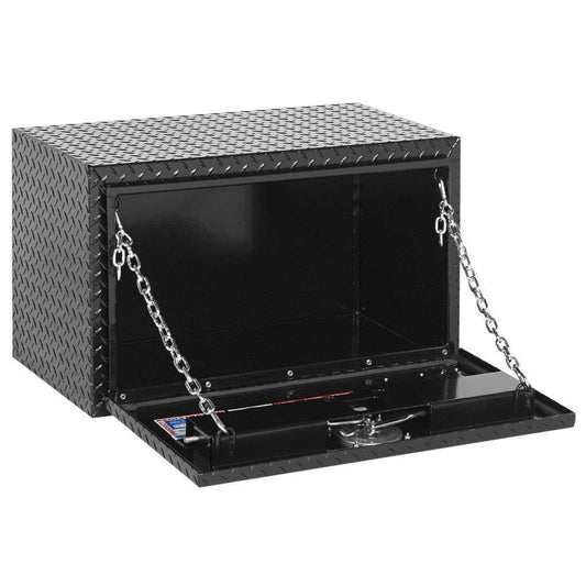 Weather Guard Underbody Box Compact Gloss Black Aluminum 30.13X18X18 Model 631-5-02