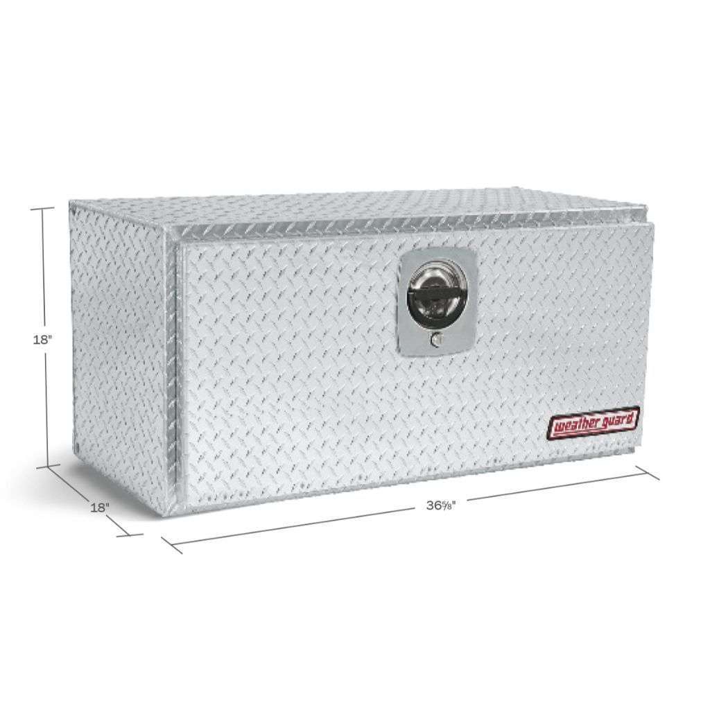 Weather Guard Underbody Box Compact Bright Aluminum 36.63X18X18 Model 636-0-02