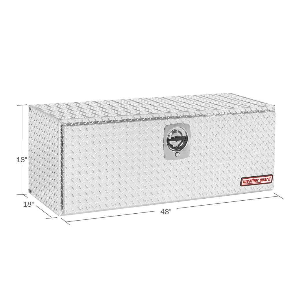 Weather Guard Underbody Box Compact Bright Aluminum 48.13X18X19 Model 648-0-02