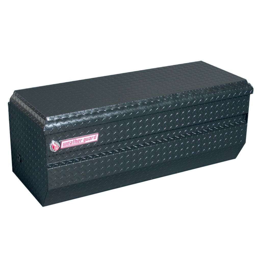 Weather Guard Chest Tool Box Compact Gloss Black Aluminum 47X20.25X19.25 Model 674-5-01