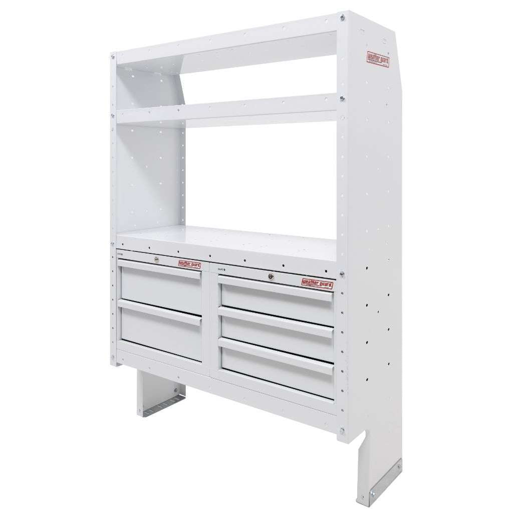 Weather Guard Secure Storage Module Kit 5 Drawer 42" X 17" X 16" Model 9045-3-03