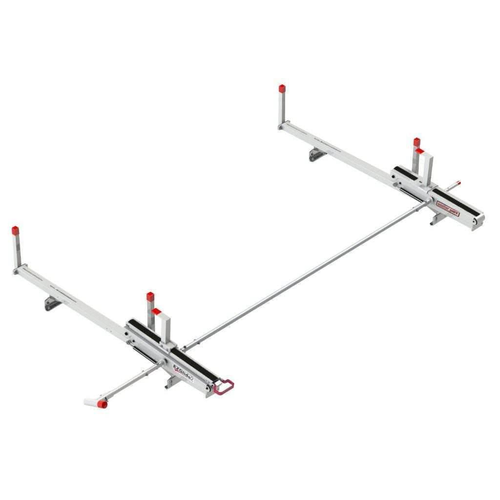 Weather Guard EZGLIDE2™ Drop-Down Ladder Van Rack Extended Mid/High Roof Model 2291-3-01